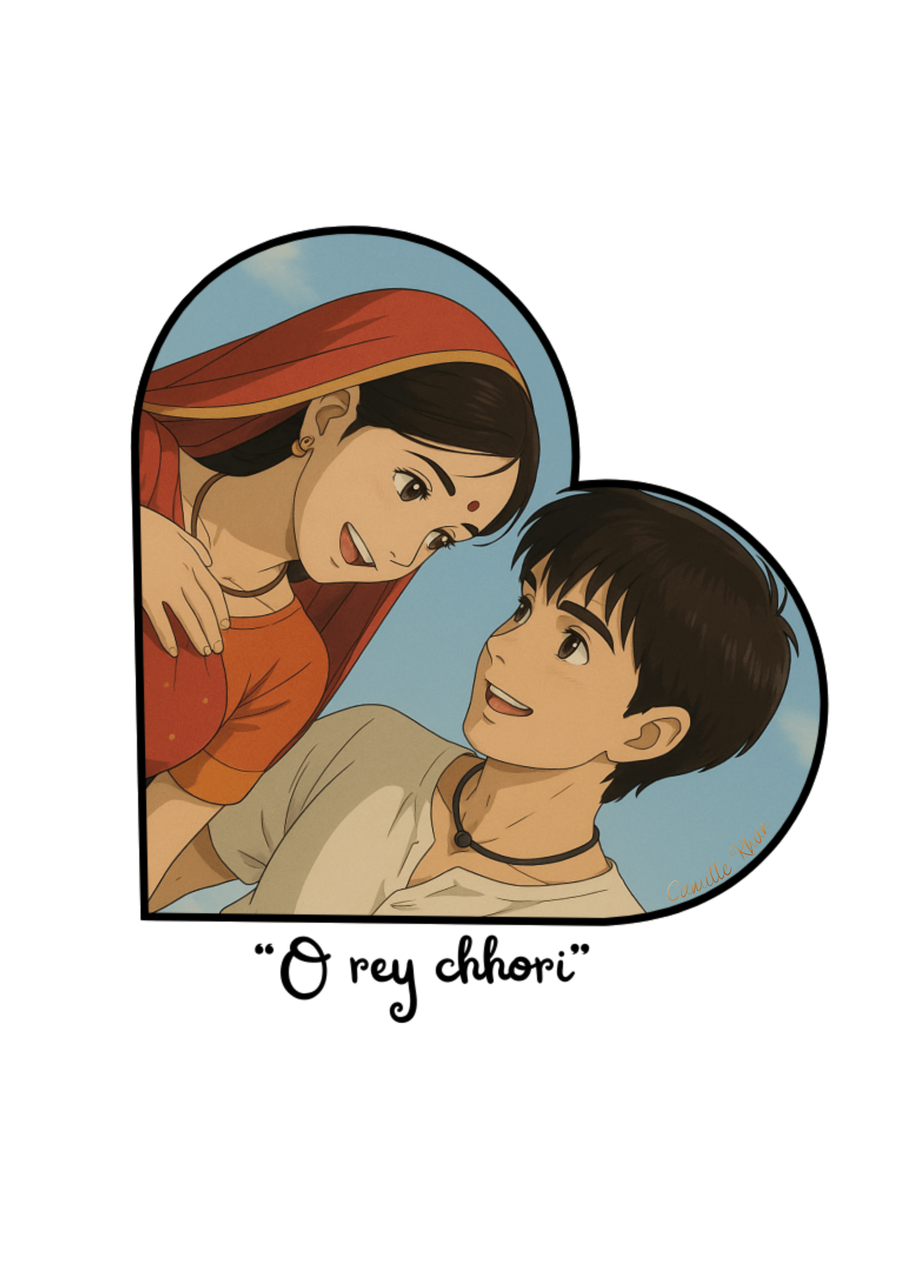 Tote bag design Bollywood - Lagaan - Bollymood by Camille Khan