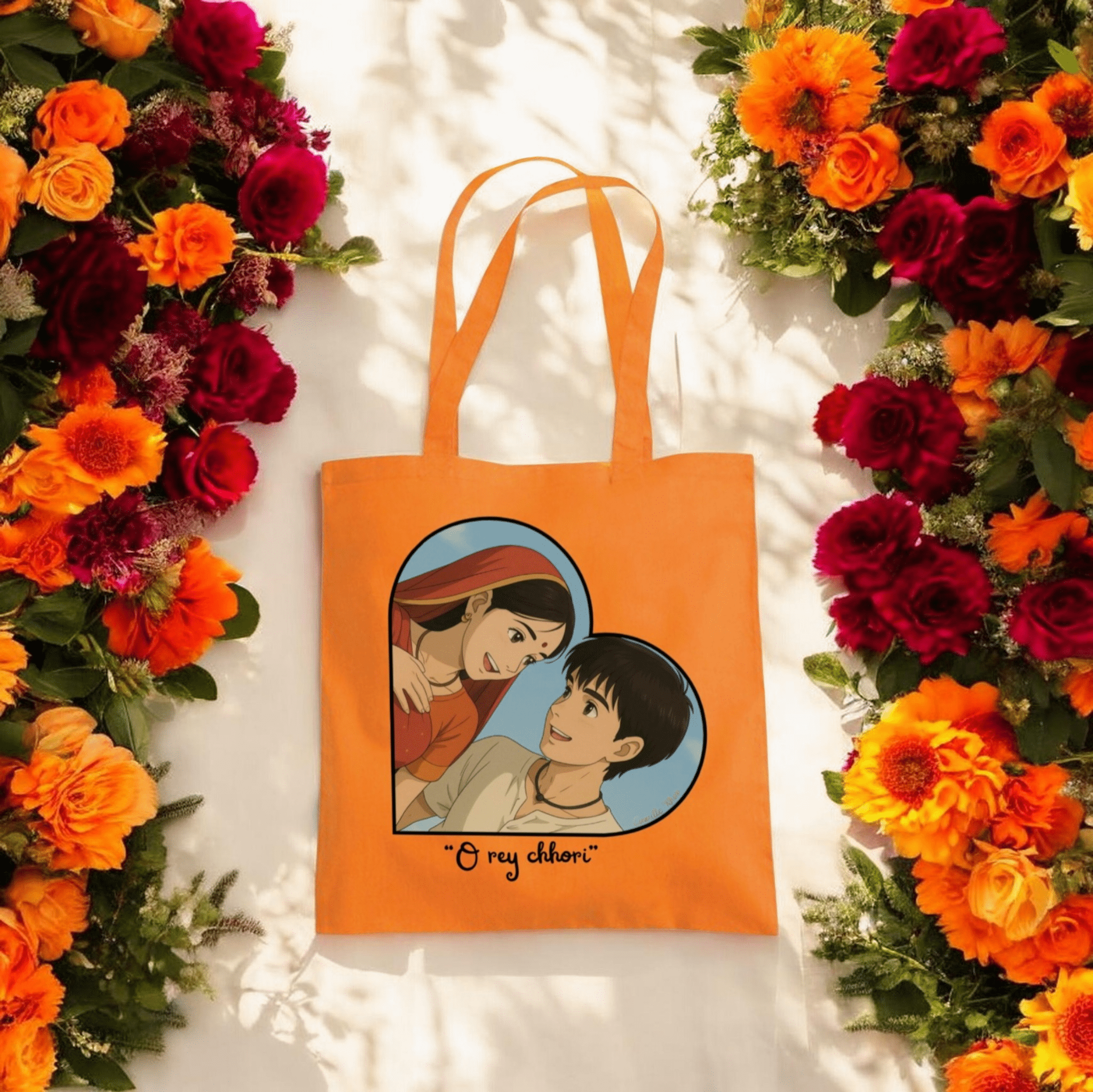 Tote bag design Bollywood - Lagaan - Bollymood by Camille Khan